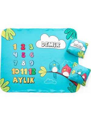 Hediye Sepeti Hediyesepeti Baby Shower Hediyesi Bebek Fotoğraf Battaniyesi Seti