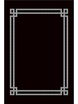 Rugs Italia Black  80 × 150 cm Minimalist Halı