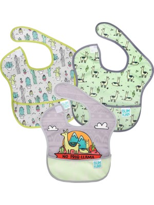 Bumkins Superbib Önlük 3'lü Paket - Lama Pack