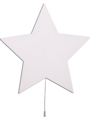 Hepsi Tedarik Ahşap Yıldız Gece Lambası Dekoratif Duvar Aydınlatma