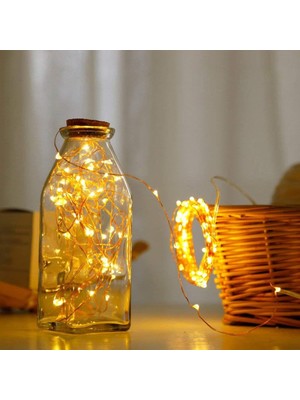 Süme Peri LED Ince Telli Dekoratif Yılbaşı Süs LED Işık 5 m