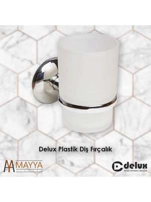 Delux Plastik Diş Fırçalık