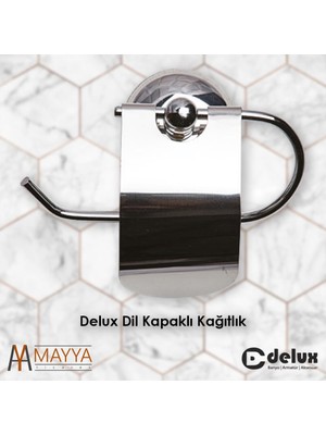 Delux Metal Dil Kapaklı Kağıtlık