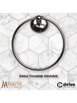 Delux Metal Yuvarlak Havluluk