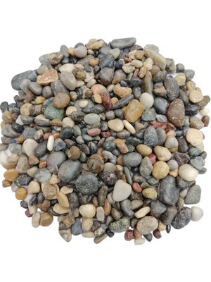 Ender Peyzaj Dekoratif Taş Doğal Dere Taşı Akvaryum Taşı Terraryum Taşı  Orta Boy 2 kg