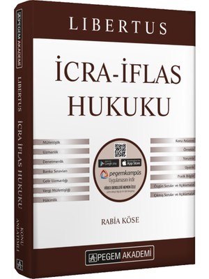 Pegem Akademi Yayıncılık KPSS Libertus İcra İflas Hukuku Konu Anlatımı - Rabia Köse