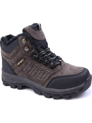 Pabucchi X-Step X6 Büyük Numara Erkek Brown Trekking Kışlık Bot