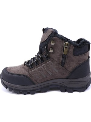 Pabucchi X-Step X6 Büyük Numara Erkek Brown Trekking Kışlık Bot