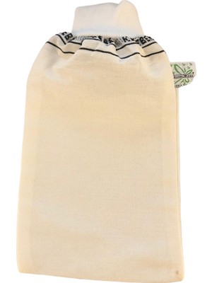 Kelebek Kese 162-L Lastikli  Hamam ve Banyo Kesesi Beyaz