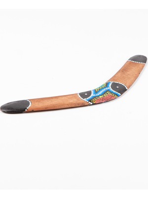 Dünyadan Hediyeler Ahşap Bumerang Batikli Boomerang