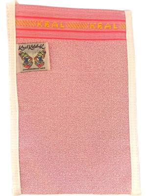 Kelebek Kese Kral Kelebek Pembe Hamam ve Banyo Kesesi Sert Yapısı ile Cilt Bakımı İçin 1 Adet