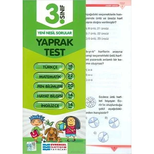 Evrensel İletişim Yayınları 3.Sınıf  Tüm Dersler Yaprak Testler