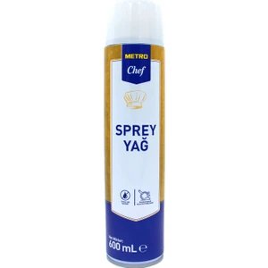 Metro Chef Tava Ayırıcı Sprey Yağ 600 ml 8696236111744