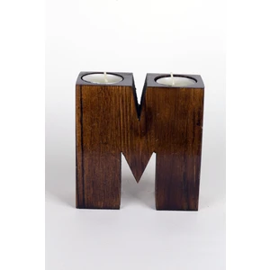 AHŞAP HARF MUMLUK -M HARFİ-