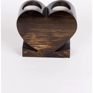 AHŞAP HARF MUMLUK -KALP <3-