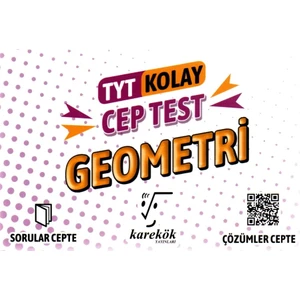 Karekök Yayıncılık TYT Cep Test Geometri (Kolay)