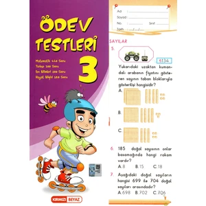 Kırmızı Beyaz Yayınlar 3.Sınıf Ödev Testleri