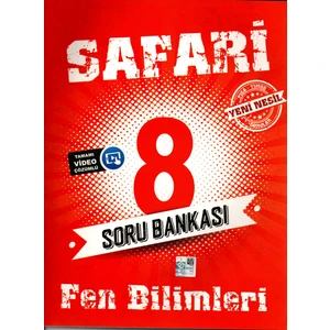 Kırmızı Beyaz Yayınlar 8.Sınıf  Safari Fen Bilimleri Soru Bankası