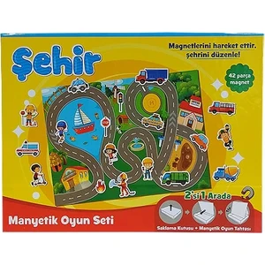 Mega Oyuncak Şehir Manyetik Oyun Seti