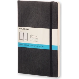 Defter Yumuşak Kapak L Boy Noktalı Siyah