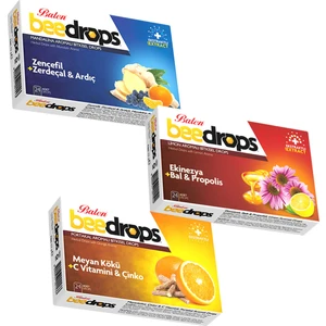Beedrops 3'lü Pastil Set 24 Drops x 3 Kutu