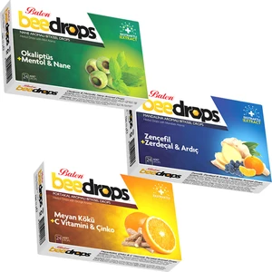 Beedrops 3'lü Pastil Set 24 Drops x 3 Kutu