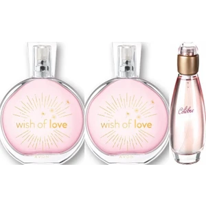 Celebre 50 ml Kadın Edt+Wish Of Love 50 ml Kadın EDT(2ADET)