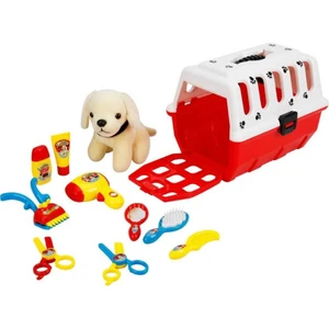 Çantalı Peluş Köpek Kuaför Seti