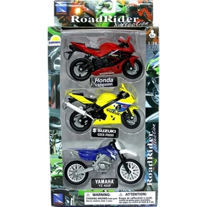 Motorsiklet Üçlü Paket 1:18