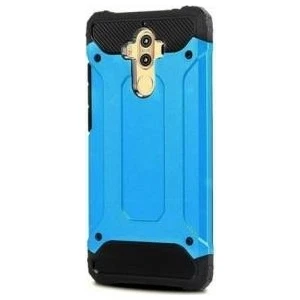 Tekno Grup Huawei Mate 9 Kılıf Çift Katmanlı Darbe Emici Crash Tank Kılıf - Mavi