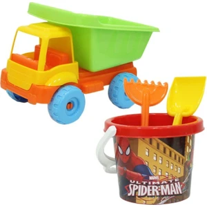 Spiderman Küçük Kamyon Plaj Set