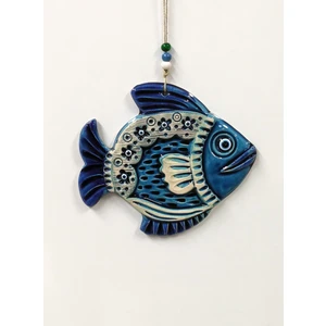 Balık Figürlü Askılı Dekoratif Duvar Süsü Nazarlık