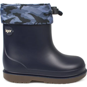 İgor W10212K Bimbi Camo Yağmur Lacivert Çocuk Çizme