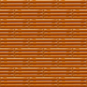 Armada Çini 7x21 Cm Bambu Karamel  Çini Seramik
