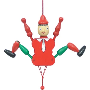 Küçük Ipli Ahşap Kukla