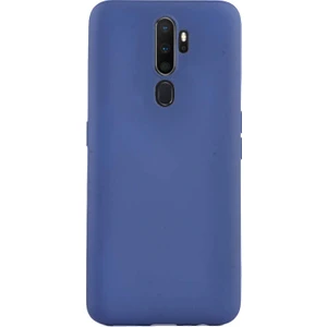Case 4U Oppo A5 - A9 2020 Kılıf Klasik Mat Renkli Yumuşak Premier Silikon Lacivert