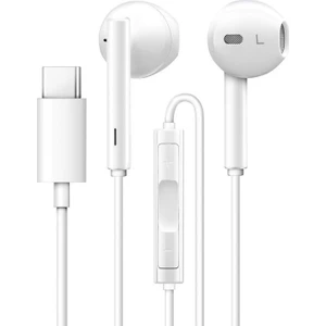 Type-C Girişli Kulaklık Mikrofonlu Telefon + Müzik