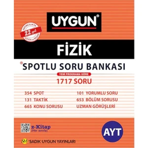 Sadık Uygun Yayınları AYT Fizik Soru Bankası