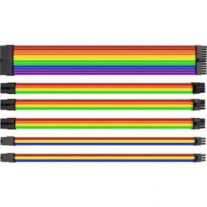 TtMod Rainbow Power Supply Sleeved Kablo Seti AC-049-CNONAN-A1