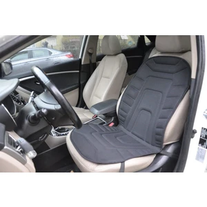 Oto Koltuk Isıtıcı Isıtma Minderi 12V Çakmak Girişli Siyah