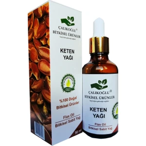 Çalıkoğlu Bitkisel Ürünler Soğuk Sıkım Keten Tohumu Yağı 50 ml