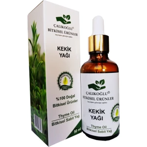 Çalıkoğlu Bitkisel Ürünler Organik Kekik Yağı 50 ml