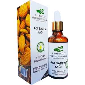 Çalıkoğlu Bitkisel Ürünler Soğuk Sıkım Acı Badem Yağı 50 ml