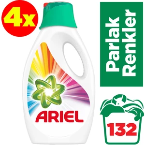 Sıvı Çamaşır Deterjanı Parlak Renkler 33 Yıkama 4'lü Paket