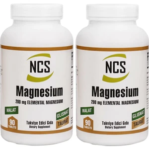 Magnesium 200 Mg Malat Taurat Glisinat 90 Tablet x 2 Adet