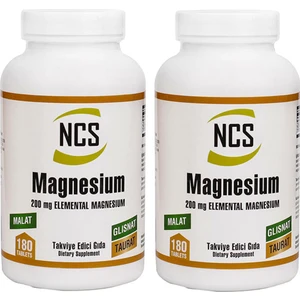 Magnesium 200 Mg Malat Taurat Glisinat 180 Tablet x 2 Adet