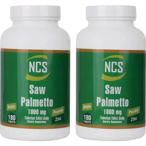 Saw Palmetto 1000 Mg 180 Tablet x 2 Adet