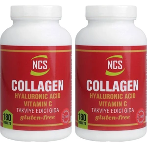 Hidrolize Collagen 180 Tablet Hyaluronic Acid Vit C x 2 Adet