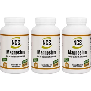 Magnesium 200 Mg Malat Taurat Glisinat 180 Tablet x 3 Adet