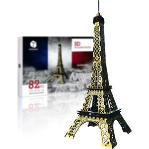 Eyfel Kulesi 82 Parça 3D Ahşap Puzzle